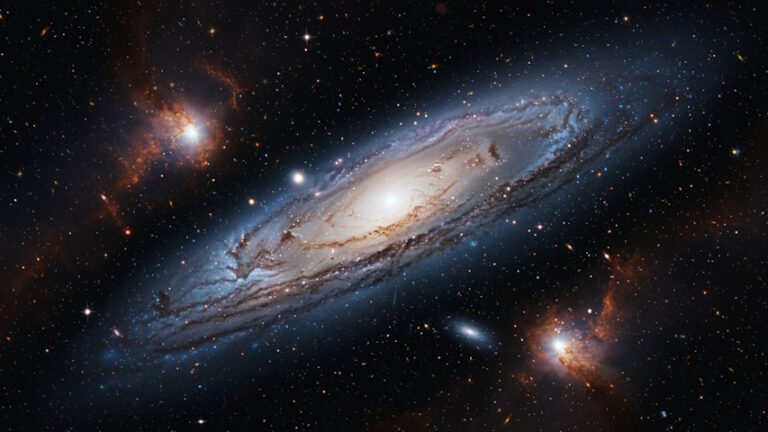 Immagine di una galassia a disco