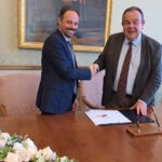 Gianluigi D’Urso, Direttore Regionale ADM per la Sardegna, e Gavino Mariotti, Magnifico Rettore dell'Università di Sassari