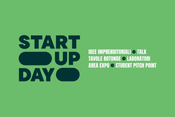 Le startup innovative a UniBo: in Emilia-Romagna crescono: 880 imprese nel 2024 Poster dello StartUp Day 2025 dell'Università di Bologna