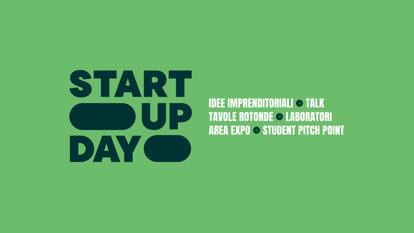 Poster dello StartUp Day 2025 dell'Università di Bologna