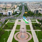 La citta di Tashkent, capitale dell'Uzbekistan