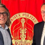 Enrico Quagliarini con il Rettore uscente Gian Luca Gregori