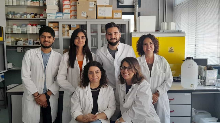 il team di ricercatori dell'Università di Cagliari