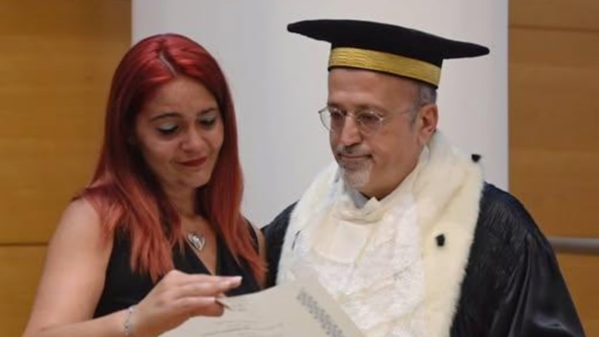 La consegna della laurea alla memoria di Daniela Gambardella