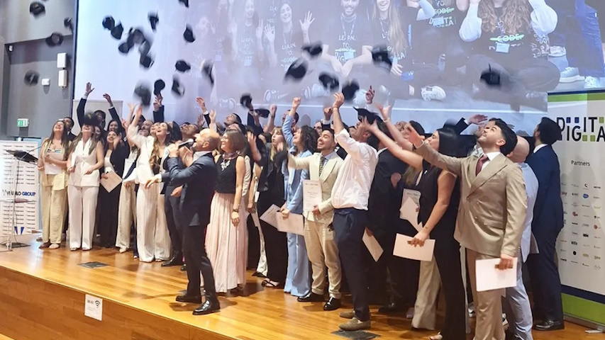 La cerimonia di consegna dei diplomi