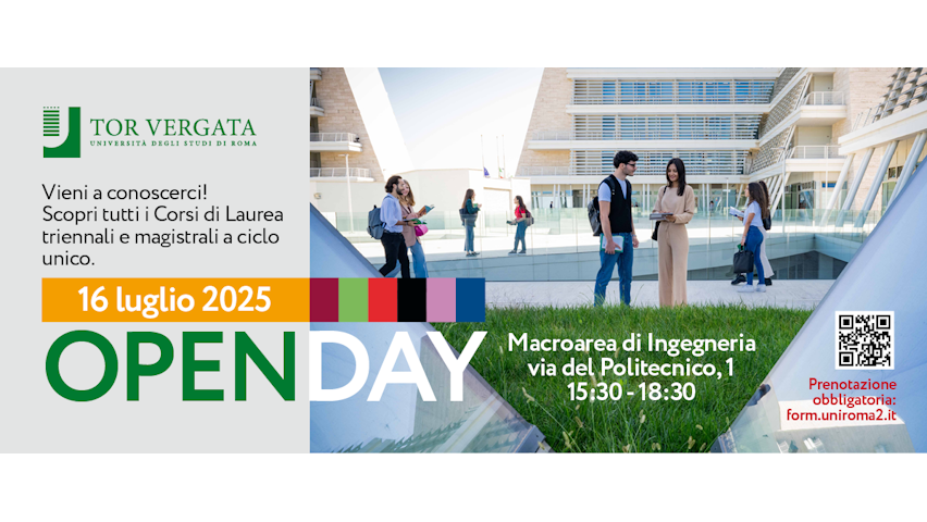 la locandina dell'open day